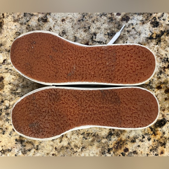 superga sneakers women’s Size 39.5 Platform Sneaker White EUC - Picture 4 of 5